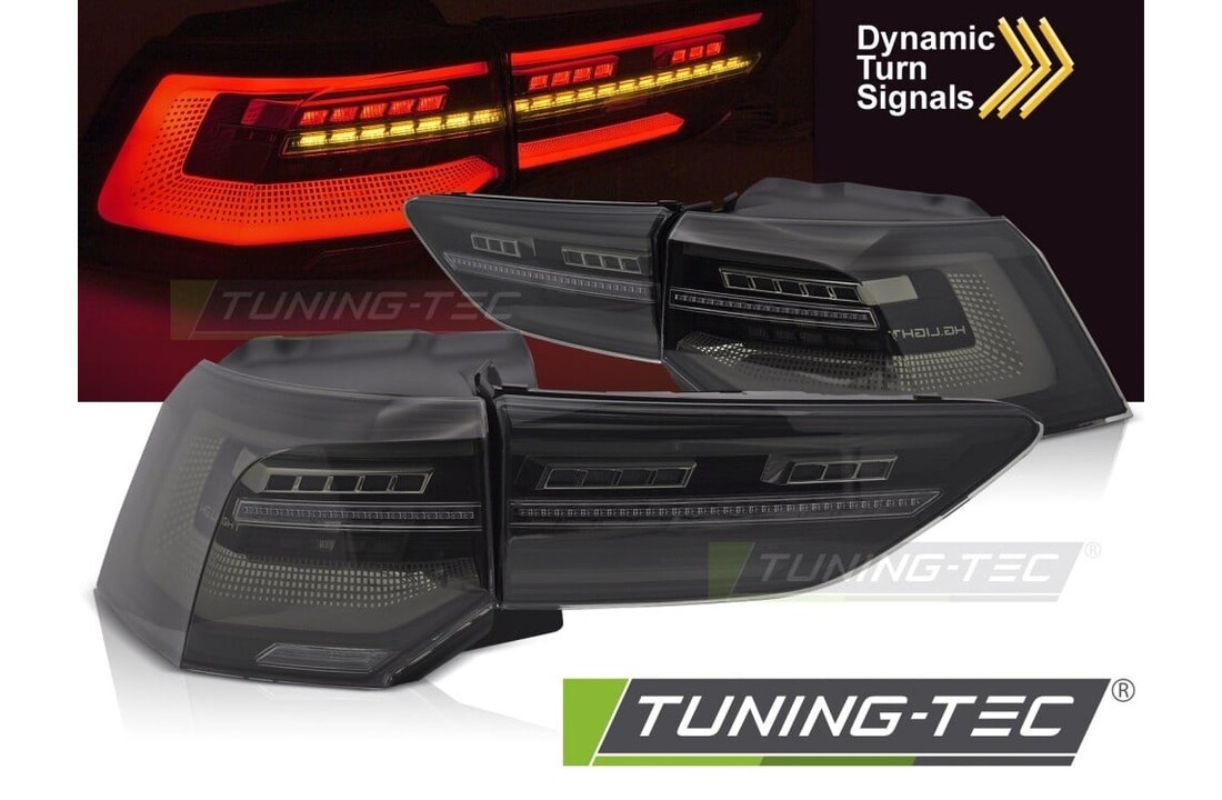 Achterlichten LED Smoke Dynamisch geschikt voor VW Golf 8 2019-2024