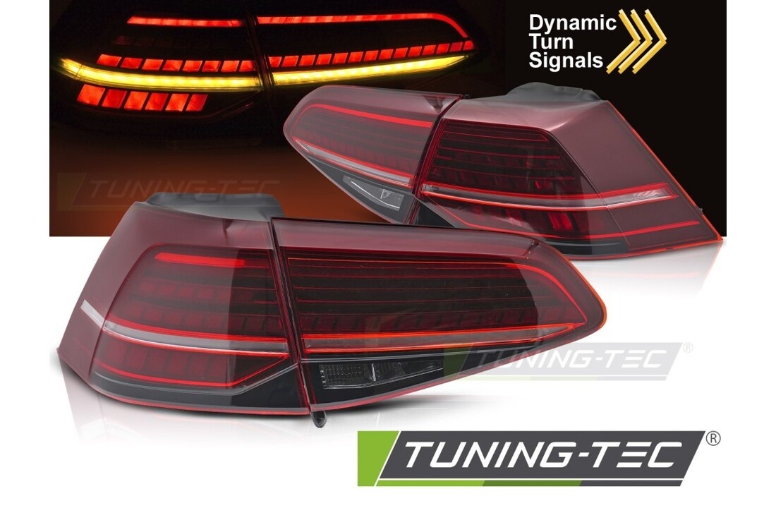 LED Achterlichten Rood LED Dynamisch geschikt voor VW Golf 7 (13-19)