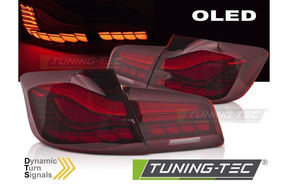 OLED Sequentiële Achterlichten Rood geschikt voor BMW F10 10-16