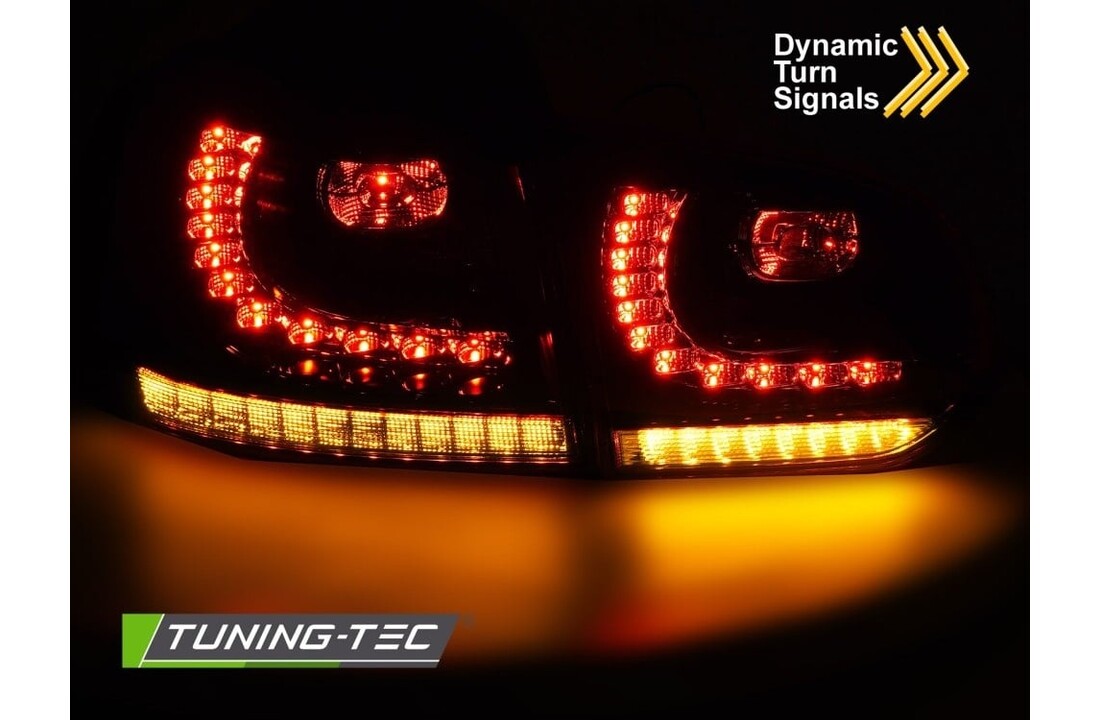LED Achterlichten Smoke Sequentieel geschikt voor VW Golf 6 (2008-2013)