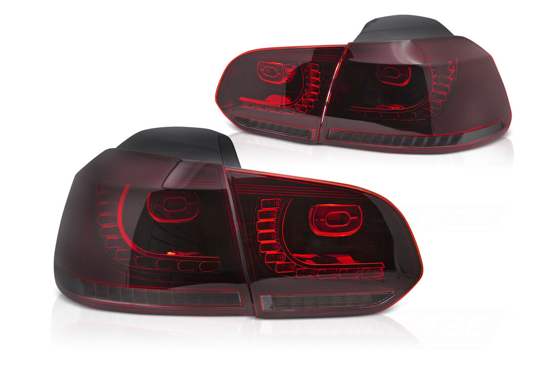 LED Achterlichten Rood Smoke Dynamisch geschikt voor VW Golf 6 08-13