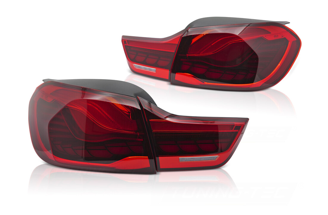 OLED Sequentiële Achterlichten Rood geschikt voor BMW F32 F33 F36 F82 F83 (13-21)