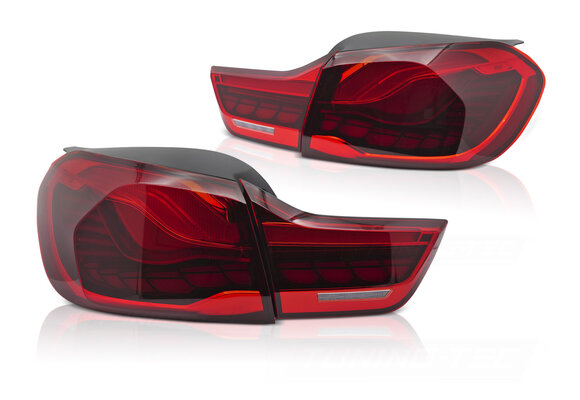 OLED Sequentiële Achterlichten Rood geschikt voor BMW F32 F33 F36 F82 F83 (13-21)