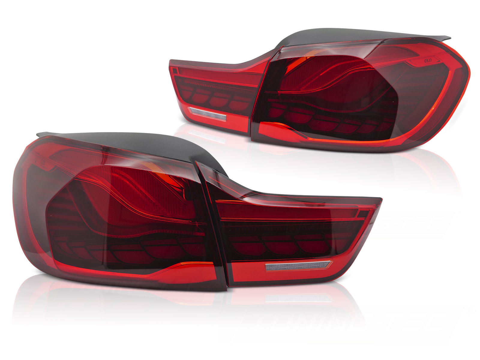 OLED Sequentiële Achterlichten Rood geschikt voor BMW F32 F33 F36 F82 F83 (13-21)