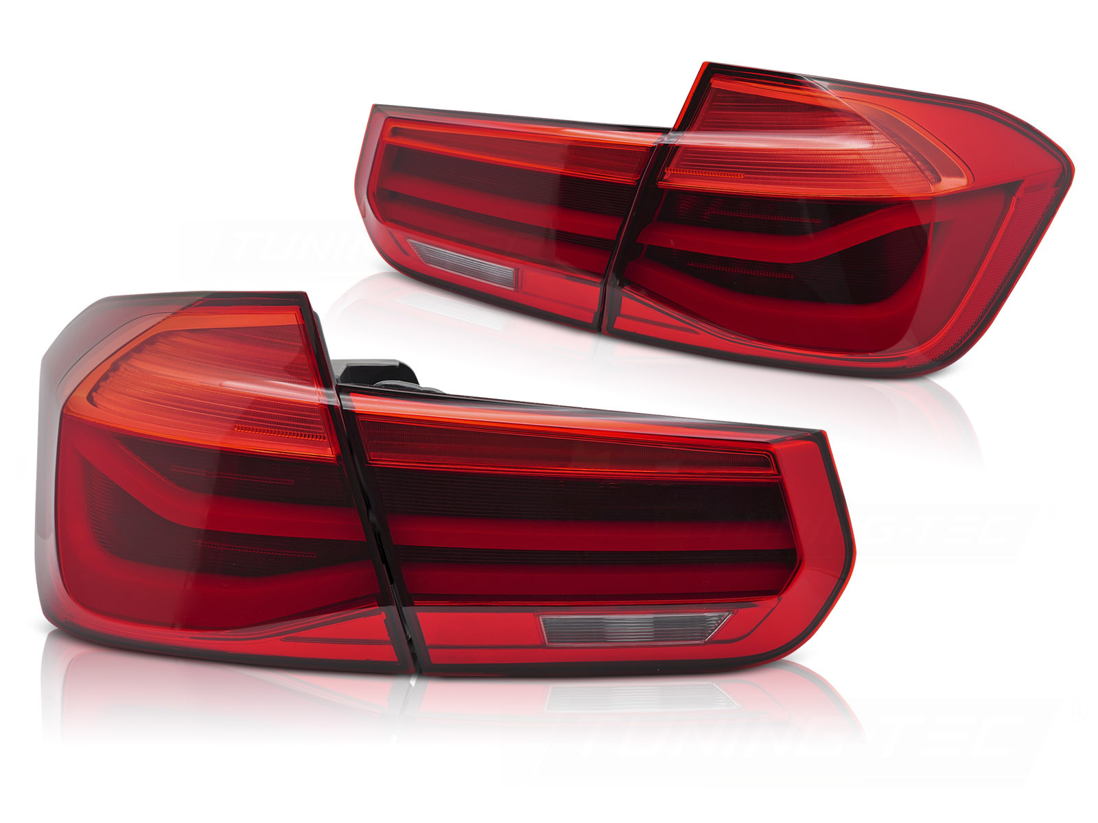 Achterlichten LED BAR Sequentiële Rood geschikt voor BMW F30 2011-2018