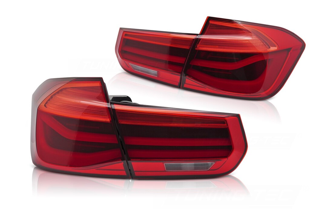 Achterlichten LED BAR Sequentiële Rood geschikt voor BMW F30 2011-2018