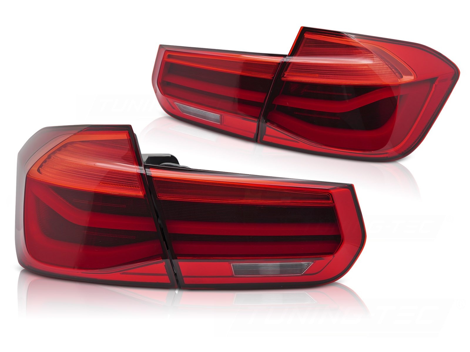 Achterlichten LED BAR Sequentiële Rood geschikt voor BMW F30 2011-2018