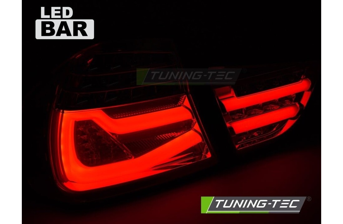 Achterlichten LED BAR Rood Smoke Sequentieel geschikt voor BMW E90 LCI 09-11