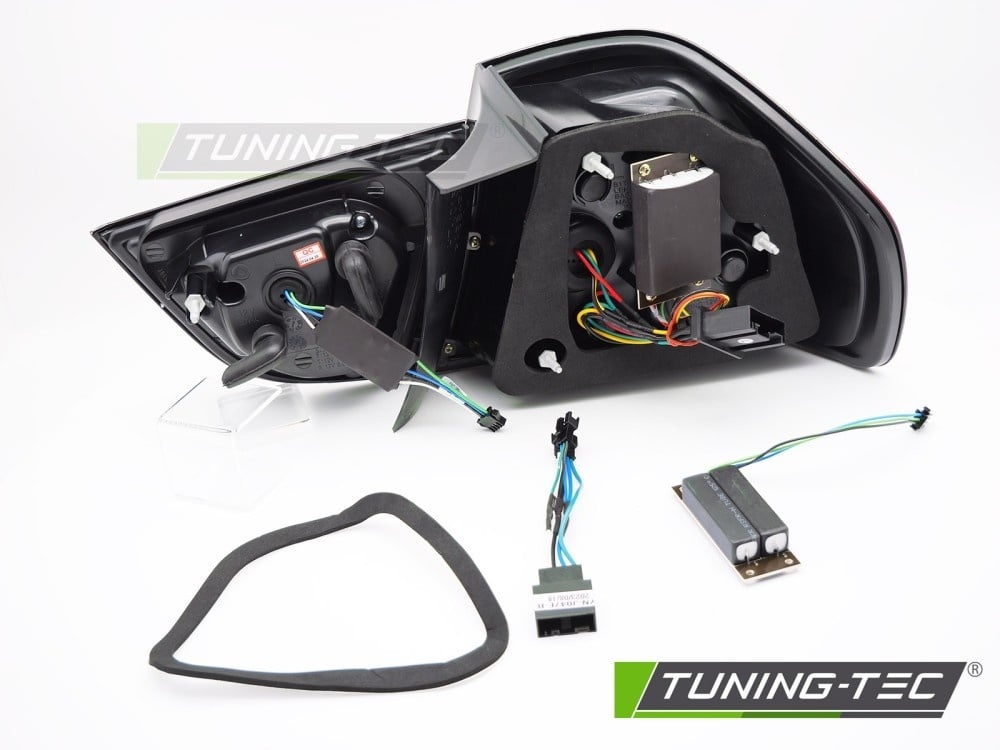 Achterlichten LED BAR Rood Smoke Sequentieel geschikt voor BMW E90 LCI 09-11