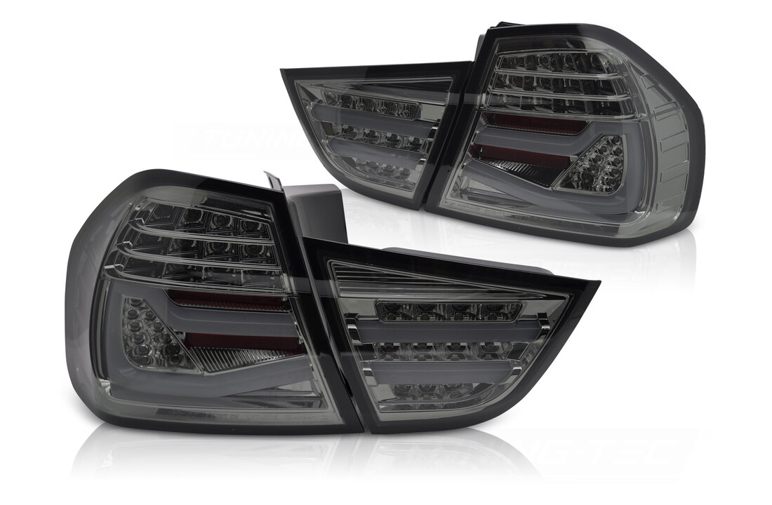 Achterlichten LED BAR Smoke Sequentiële Knipperlichten geschikt voor BMW E90 09-11