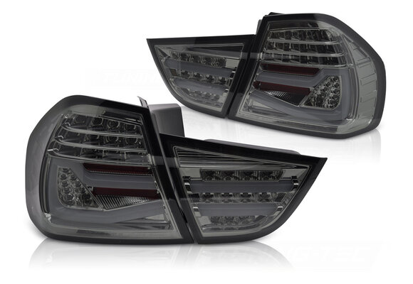 Achterlichten LED BAR Smoke Sequentiële Knipperlichten geschikt voor BMW E90 09-11