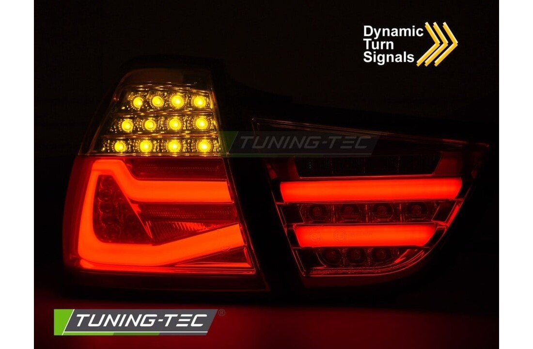 Achterlichten LED BAR Smoke Sequentiële Knipperlichten geschikt voor BMW E90 09-11