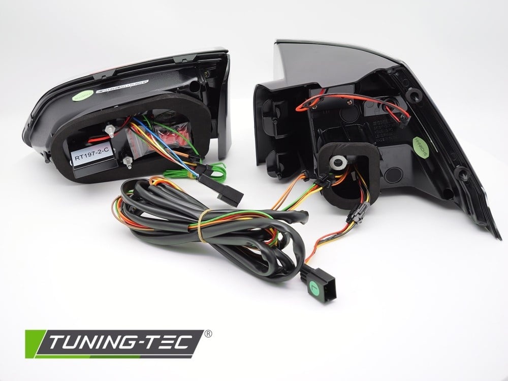 LED Achterlichten Zwart Smoke Dynamisch Rood geschikt voor VW Golf 7 Variant 13-17