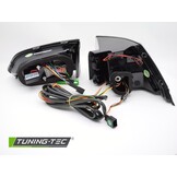 LED Achterlichten Zwart/Rood Dynamisch geschikt voor VW Golf 7 Variant (13-17)