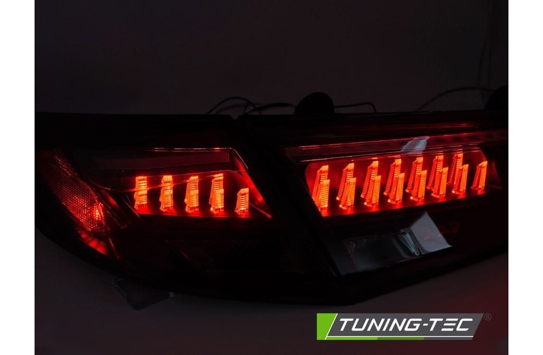 LED Achterlichten Zwart Rood Smoke geschikt voor HONDA CIVIC XI 21- HATCHBACK