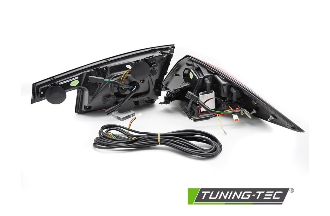 LED Achterlichten Zwart Rood Smoke geschikt voor HONDA CIVIC XI 21- HATCHBACK