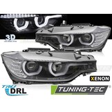 Koplampen geschikt voor BMW F30/F31 10/2011-05/2015 HID BLACK