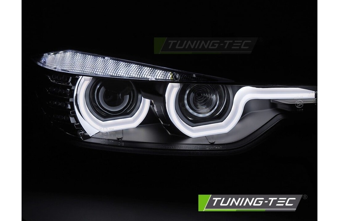 Koplampen geschikt voor BMW F30/F31 10/2011-05/2015 HID BLACK