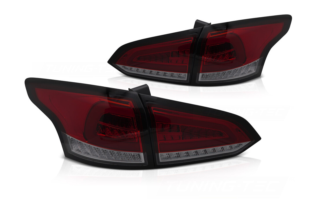 Achterlichten LED Rood Smoke Dynamisch geschikt voor Ford Focus MK3 Stationwagon 11-18