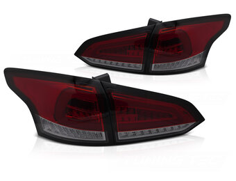 Achterlichten LED Rood Smoke Dynamisch geschikt voor Ford Focus MK3 Stationwagon 11-18