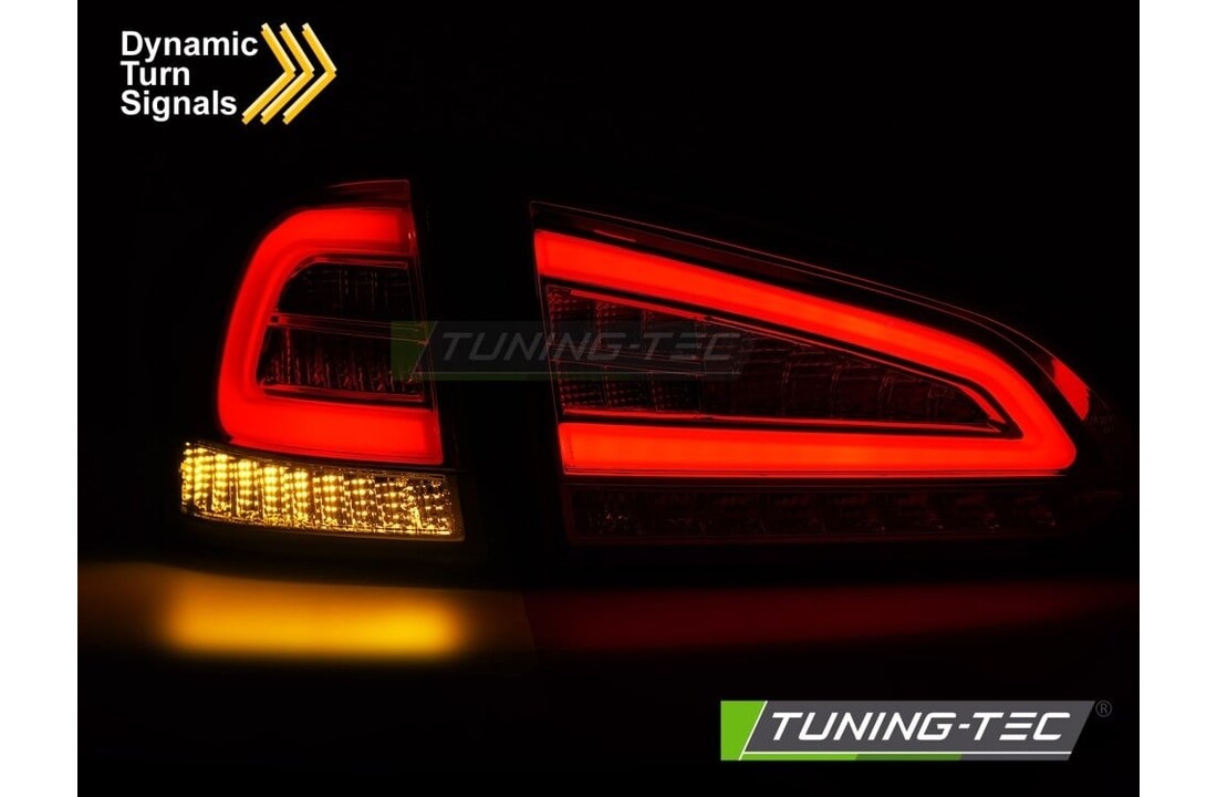 Achterlichten LED Rood Smoke Dynamisch geschikt voor Ford Focus MK3 Stationwagon 11-18