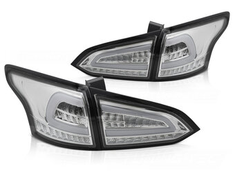 Achterlichten LED Chroom Sequentieel geschikt voor Ford Focus MK3 SW (11-18)