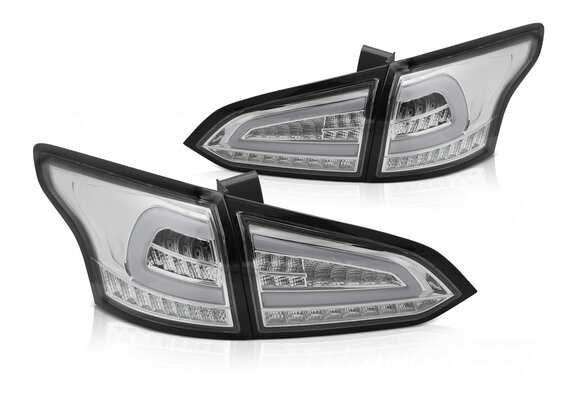 Achterlichten LED Chroom Sequentieel geschikt voor Ford Focus MK3 SW (11-18)