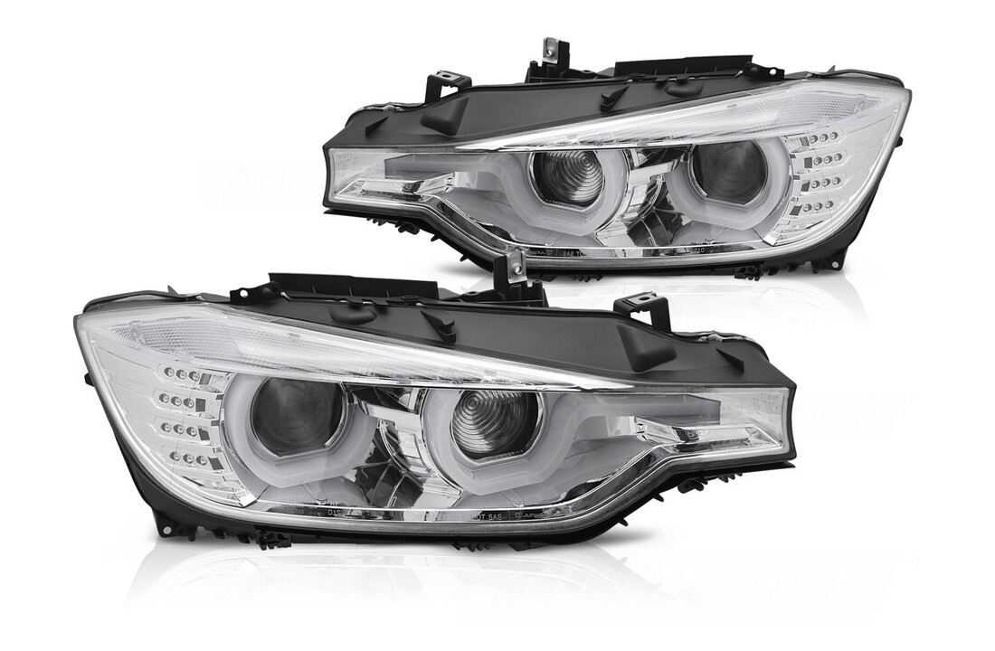 Koplampen geschikt voor BMW F30/F31 10/2011-05/2015 chrome