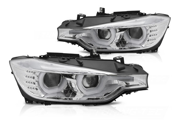 Koplampen geschikt voor BMW F30/F31 10/2011-05/2015 chrome