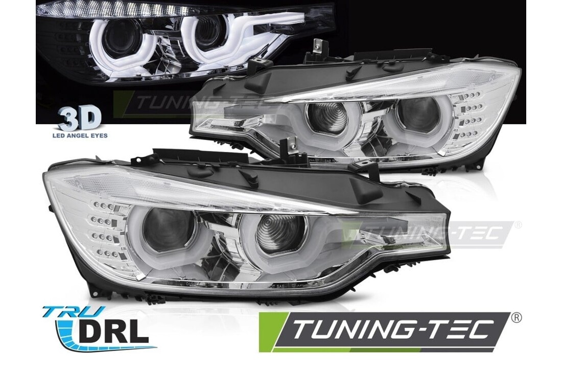 Koplampen geschikt voor BMW F30/F31 10/2011-05/2015 chrome