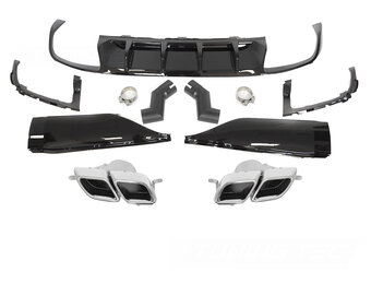 Achterbumper diffuser geschikt voor VW Arteon R-line - vanaf 2020