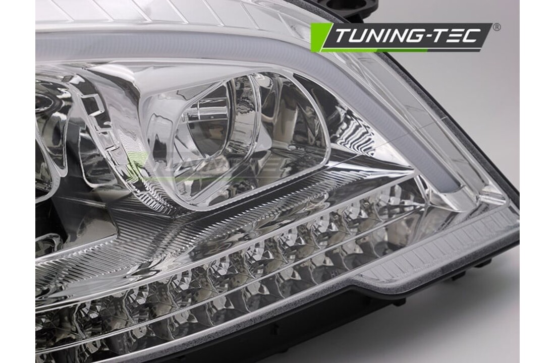 Koplampen Tube Light Chroom Sequentieel geschikt voor Mercedes W164 ML (09-11)