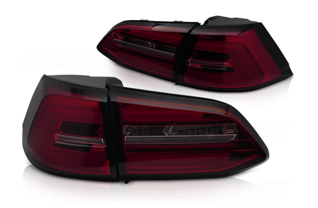 Achterlichten LED Rookrood Dynamisch geschikt voor VW Golf 7 2013-2017 Variant