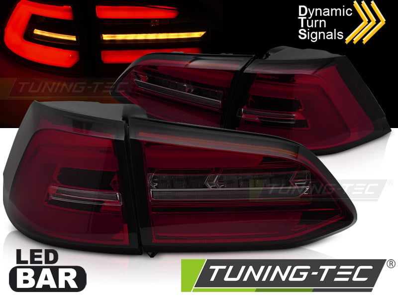 Achterlichten LED Rookrood Dynamisch geschikt voor VW Golf 7 2013-2017 Variant