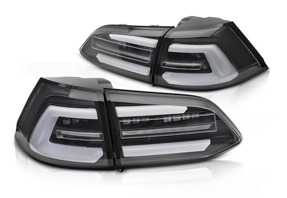 LED Achterlichten Zwart Dynamisch geschikt voor VW Golf 7 Variant 2013-2017