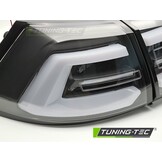 LED Achterlichten Zwart Sequentieel geschikt voor VW Golf 7 Variant 2017-2019