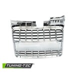 Grille geschikt voor AUDI A4 B7 04-08 SEDAN AVANT SPORT CHROOM ZWART