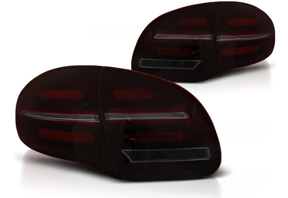 Achterlichten geschikt voor Porsche Cayenne 10-15 – rood smoke