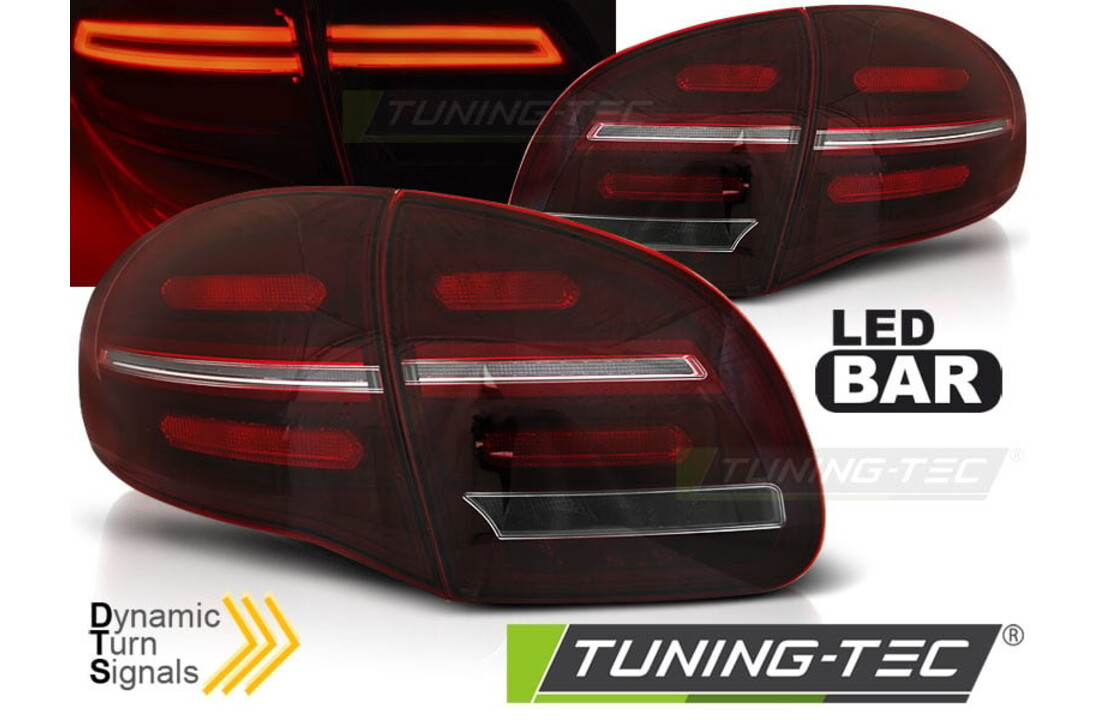 Achterlichten geschikt voor Porsche Cayenne 10-15 rood wit