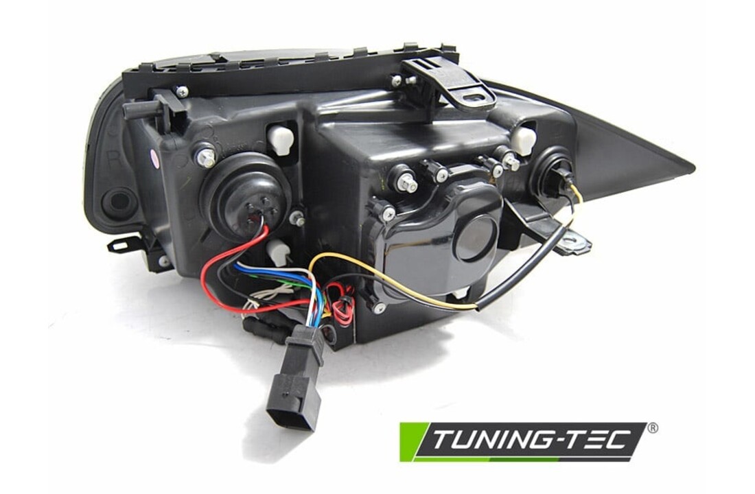 Koplampen dual halo rims geschikt voor BMW 1 E87/E81/82/88 04-11 Angel Eyes CCFL zwart