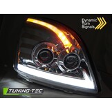 Koplampen met parkeerlicht geschikt voor Toyota Land Cruiser 120 03-09 chroom