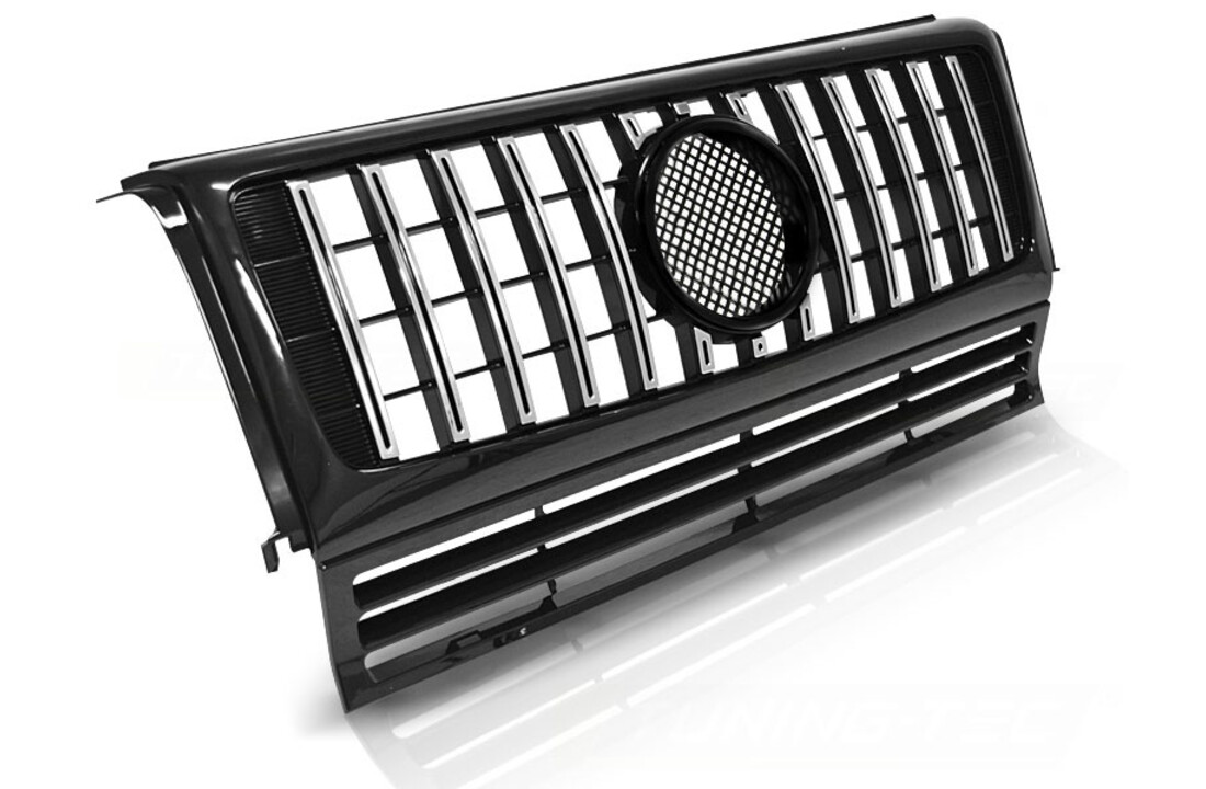Grill geschikt voor Mercedes W463 90-12 sport zwart chroom