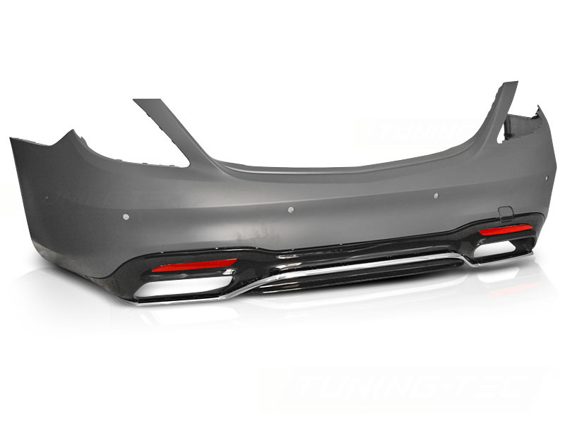 Achterbumper geschikt voor Mercedes S-Klasse W222 vanaf 2018 - sport PDC