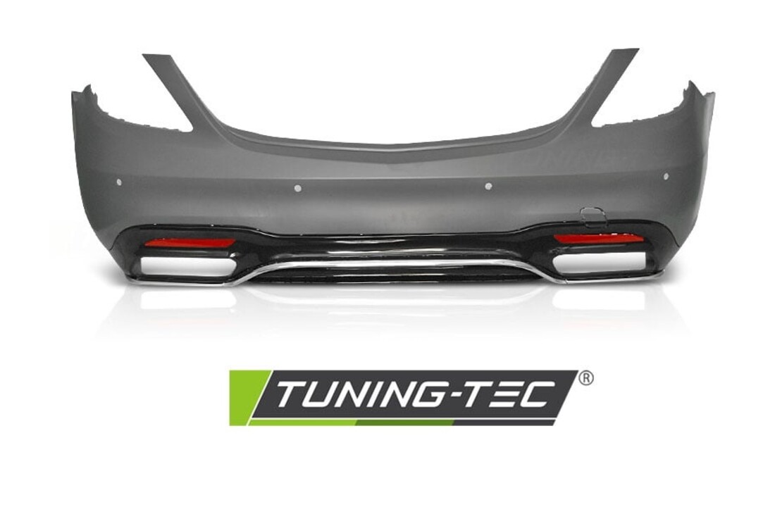 Achterbumper geschikt voor Mercedes S-Klasse W222 vanaf 2018 - sport PDC