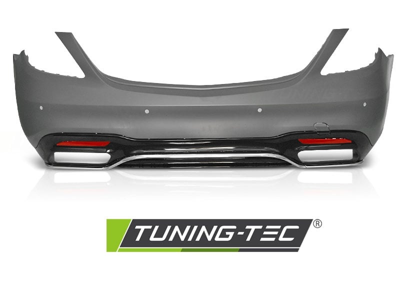 Achterbumper geschikt voor Mercedes S-Klasse W222 vanaf 2018 - sport PDC