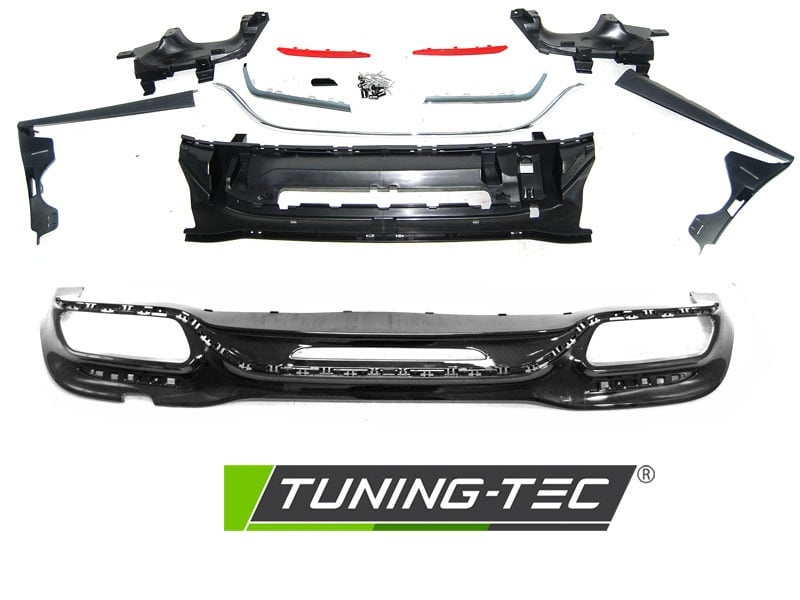 Achterbumper geschikt voor Mercedes S-Klasse W222 vanaf 2018 - sport PDC