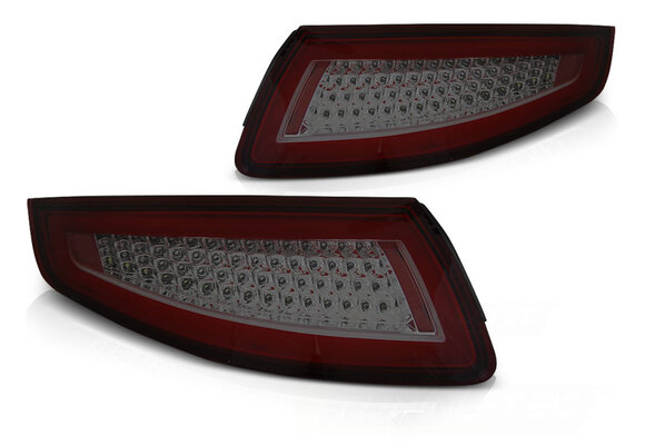 Achterlichten geschikt voor Porsche 911 997 04-09 – rood smoke