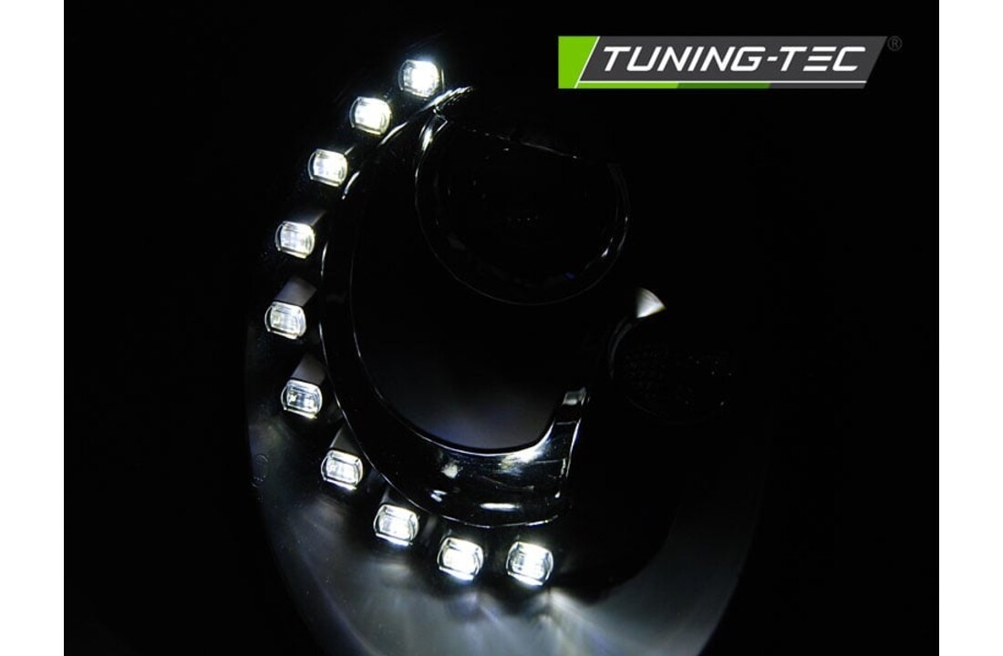 Koplampen met parkeerlicht geschikt voor VW New Beetle 06-12 zwart