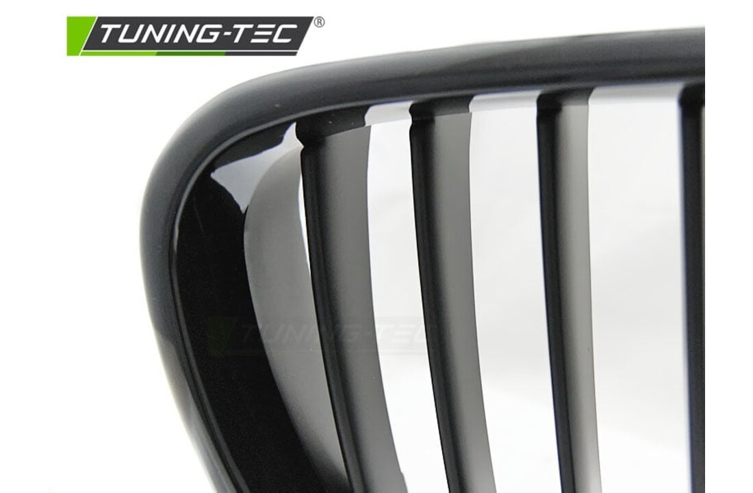 Grill geschikt voor BMW X5 E53 09.99-10.03 glanzend zwart-zwart frame