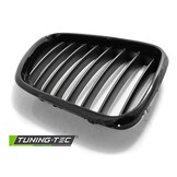 Grill geschikt voor BMW X5 E53 09.99-10.03 glanzend zwart-zwart frame